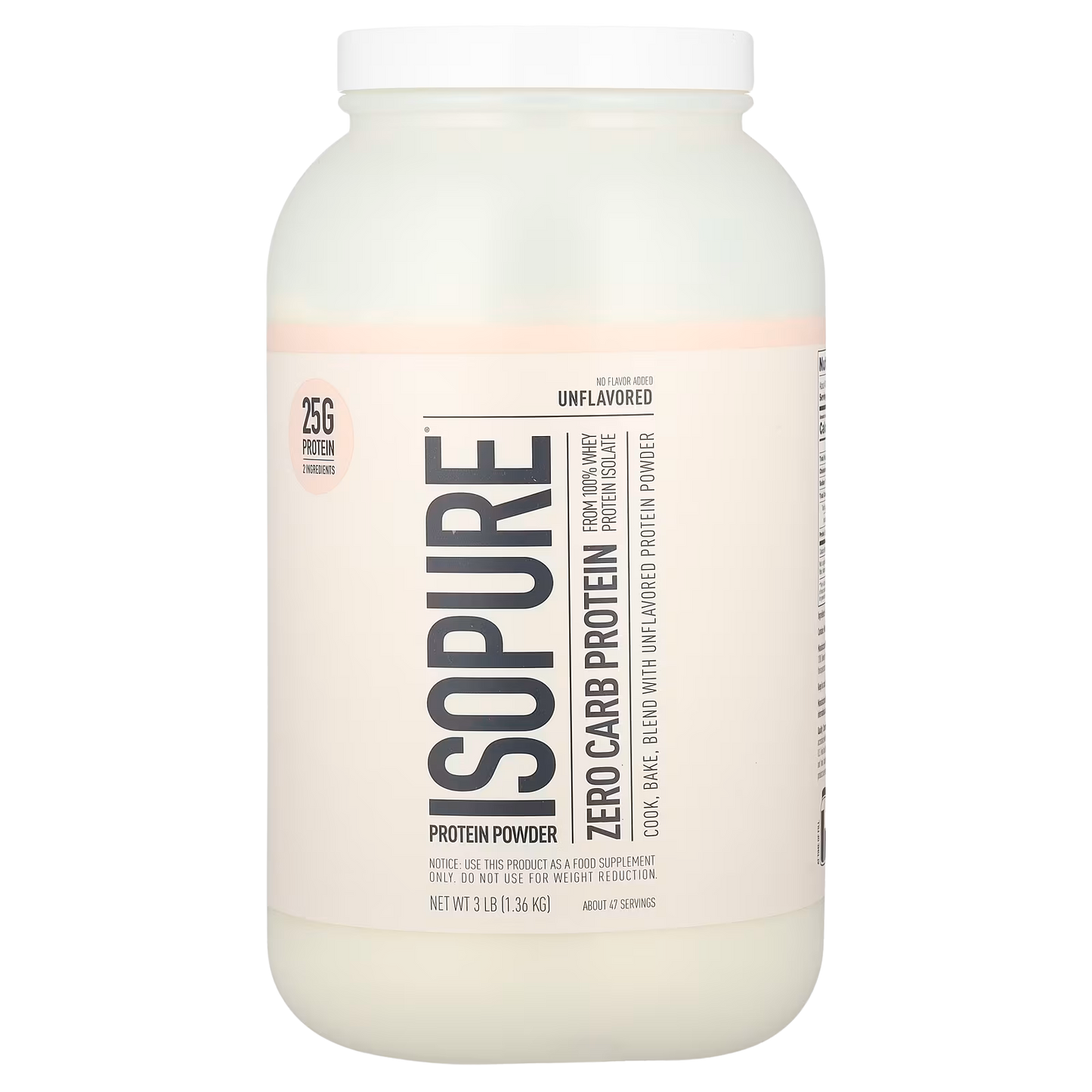 ISOPURE SIN CARBOHIDRATOS