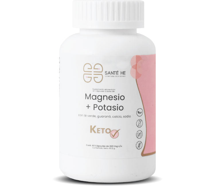 Santé He Suplemento Magnesio + Potasio
